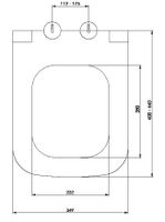 CREAVIT Крышка дюропласт LIDYA арт-KC2903.01.0000E — фото 2, Сиденья для унитаза