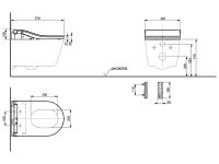 WASHLET RW Сиденье-биде электронное с дистанционным управлением, цвет белый арт-TCF802C2IN#NW1 — фото 3, Сиденья для унитаза