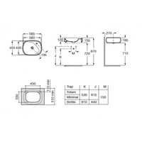 Beyond раковина накладная 560х430 Pearl, ROCA арт-73270B8630 — фото 2, Раковины накладные