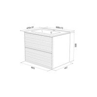 Товар: Тумба с умывальником подвесная IDDIS Bild 60 см, белый арт-BIL60W0i95K - фото 3 Тумба с умывальником подвесная IDDIS Bild 60 см, белый арт-BIL60W0i95K — фото 3, Тумбы с раковиной
