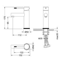 Смеситель для раковины Timo Saona 2361/13F никель — фото 4, Смесители для раковины