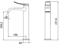 CREAVIT Cмеситель для раковины LUA арт-LU6500 — фото 2, Смесители для раковины
