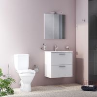 BLANC Унитаз с бачком и сиденьем микролифт из дюропласта NORM (VITRA) арт-9837B099-7202 — фото 3, Напольные унитазы