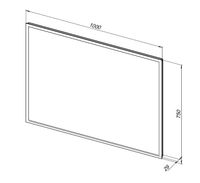 Зеркало Aquanet Оптима 100 с LED подсветкой арт-00288967 — фото 7, Зеркала в ванную комнату