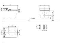 WASHLET SW Сиденье-биде с дистанционным управлением,цвет белый арт-TCF803CG — фото 3, Сиденья для унитаза
