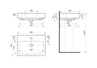 Раковина SANTEK Нео 60 мебельная белый арт-WH302186 — фото 10, Раковины подвесные