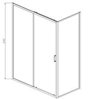 Товар: Душевой уголок Aquanet Alfa NAA1131 1600х800, прозрачное стекло NAA1131 1600800 - фото 5 Душевой уголок Aquanet Alfa NAA1131 1600х800, прозрачное стекло NAA1131 1600800 — фото 5, Душевые уголки