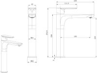 Смеситель для раковины Allen Brau Eclipse 2.0 черный матовый арт-5.E1A02-31 — фото 2, Смесители для раковины