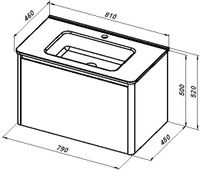 Товар: Тумба под раковину Allen Brau Gravity 80 белый матовый арт-1.370013.WM - фото 2 Тумба под раковину Allen Brau Gravity 80 белый матовый арт-1.370013.WM — фото 2, Тумбы под раковину