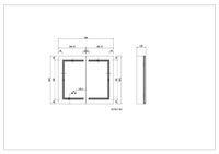 Шкаф зеркало для ванной с подсветкой Aquatek , прямоугольное, сенсорное управление, 800*700*133 арт-AQ7804-MLC — фото 8, Зеркальные шкафы в ванную