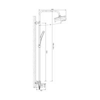 Душевая система BELZ , оружейная сталь арт-B24658-3 — фото 5, Душевые стойки