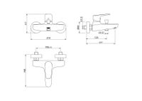 Товар: AQ1140BGM БЕТТА смеситель для ванны, оружейная сталь - фото 3 AQ1140BGM БЕТТА смеситель для ванны, оружейная сталь — фото 3, Смеситель для ванны