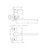 Товар: Смеситель Kongo для ванной, арт-K053.5 - фото 2 Смеситель Kongo для ванной, арт-K053.5 — фото 2, Смеситель для ванны