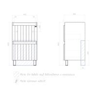 Товар: Тумба под раковину VIGO Finlay 50 напольная белый (320) - фото 8 Тумба под раковину VIGO Finlay 50 напольная белый (320) — фото 8, Тумбы под раковину