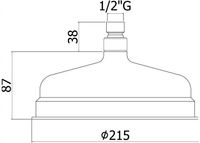 Товар: Верхний душ Paffoni Belinda арт-ZSOF046BR - фото 2 Верхний душ Paffoni Belinda арт-ZSOF046BR — фото 2, Верхние души