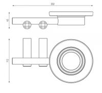 Товар: Мыльница с держателем ABBER Osten 316 AA1858BG золото брашированное - фото 3 Мыльница с держателем ABBER Osten 316 AA1858BG золото брашированное — фото 3, Мыльницы