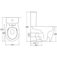 Товар: Чаша напольного унитаза Allen Brau Fantasy 4.11009.20 белый глянец - фото 5 Чаша напольного унитаза Allen Brau Fantasy 4.11009.20 белый глянец — фото 5, Напольные унитазы