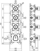 Товар: Скрытая монтажная часть для смесителя Paffoni Modular Box MDBOX019 - фото 3 Скрытая монтажная часть для смесителя Paffoni Modular Box MDBOX019 — фото 3, Комплектующие
