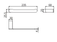 Бумагодержатель арт-63106 — фото 2, Держатели туалетной бумаги