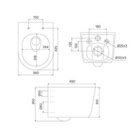 Товар: Унитаз подвесной безободковый IDDIS Slide арт-SLIRDSEi25 - фото 3 Унитаз подвесной безободковый IDDIS Slide арт-SLIRDSEi25 — фото 3, Подвесные унитазы