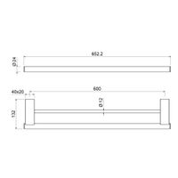 Товар: Полотенцедержатель двойной Timo Luiro черный арт-18556/03 - фото 2 Полотенцедержатель двойной Timo Luiro черный арт-18556/03 — фото 2, Полотенцедержатели