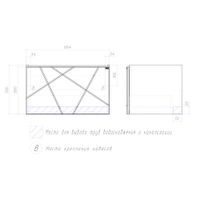 Тумба под раковину VIGO Geometry 70 подвесная бетон (034 бетон) — фото 8, Тумбы под раковину