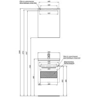 Зеркальный шкаф Aquanet Порто 50 белый арт-00195726 — фото 12, Зеркальные шкафы в ванную