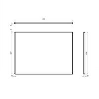 Товар: W00A-000-075W-S Универсальная боковая панель для ванн 75см - фото 2 W00A-000-075W-S Универсальная боковая панель для ванн 75см — фото 2, Ванны и комплектующие