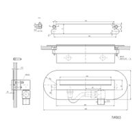 Излив для душевой кабины (овальный) арт-TVR003 — фото 2, Изливы