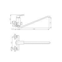 Смеситель Colorado для ванны, арт-CO252.5 — фото 2, Смеситель для ванны