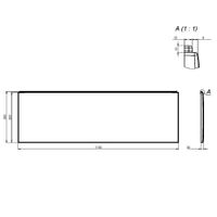 Товар: X-joy панель фронтальная для ванны 175 см арт-W94A-175-075W-P - фото 1 X-joy панель фронтальная для ванны 175 см арт-W94A-175-075W-P — фото 1, Экраны для ванн