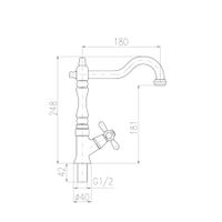 MORAVA - кран на одну воду арт-MK194/8 — фото 2, Краны