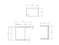 Столик для ванной комнаты ABBER Stein AS1636MB черный матовый — фото 2, Аксессуары для ванной