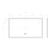 Зеркало с подсветкой VIGO Geometry Luxe 1200 арт-212 — фото 9, Зеркала в ванную комнату