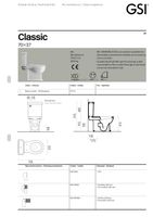 унитаз приставной CLASSIC компакт фаянсовый белый арт-871711 — фото 8, Напольные унитазы
