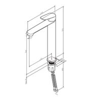 Func, смеситель для умывальника высокий, белый арт-F8F92033 — фото 9, Смесители для раковины