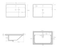 Раковина Aquanet Flash 70 00333267 — фото 9, Раковины встраиваемые сверху