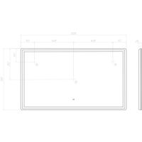 Зеркало с подсветкой VIGO Geometry Comfort 1200 арт-066 — фото 9, Зеркала в ванную комнату