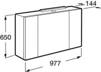 Товар: ETNA Зеркальный шкаф 100, белый глянец, ROCA арт-7857305806 - фото 5 ETNA Зеркальный шкаф 100, белый глянец, ROCA арт-7857305806 — фото 5, Зеркальные шкафы в ванную