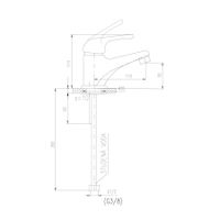 SAZAVA - ЮНИОР кран для умывальника на одну воду арт-SAJ091.5 — фото 2, Краны