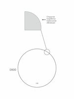 Товар: Зеркало Reflexion Hoop RF4343HO - фото 8 Зеркало Reflexion Hoop RF4343HO — фото 8, Зеркала в ванную комнату