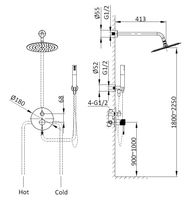 Товар: Душевой комплект Desire VSFW-1D1BN встраиваемый, 2 режима, 25см S304 верх душ, брашированный никель - фото 4 Душевой комплект Desire VSFW-1D1BN встраиваемый, 2 режима, 25см S304 верх душ, брашированный никель — фото 4, Встраиваемые душевые комплекты