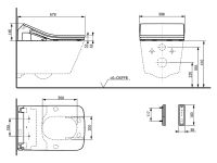 WASHLET SX EWATER+ Сиденье-биде, цвет белый арт-TCF896CG#NW1 — фото 3, Сиденья для унитаза