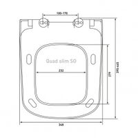 Сиденье BERGES Quad slim SO арт-018203 — фото 7, Сиденья для унитаза
