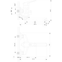 Luna Смеситель для ванны, плоск.пов.излив 200мм лейка, р/ОД, хром, LM, арт-LM4113C — фото 2, Смеситель для ванны
