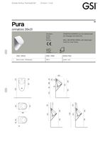PURA с безободковой системой смыва с крышкой фаянсовый белый арт-769811 — фото 4, Писсуары