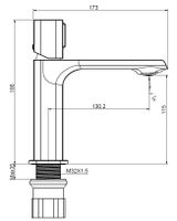 CREAVIT Cмеситель для раковины ALFA арт-AL1500S — фото 2, Смесители для раковины