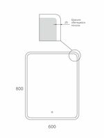 Зеркало Reflexion Blink RF6041BK — фото 10, Зеркала в ванную комнату