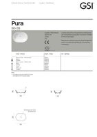 раковина накладная PURA 50x35 белый матовый арт-886009 — фото 3, Раковины накладные