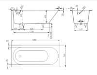Товар: Ванна встраеваемая ORION 168x74 Soft Rock арт-1.01.007.11.1 - фото 4 Ванна встраеваемая ORION 168x74 Soft Rock арт-1.01.007.11.1 — фото 4, Ванны из искусственного камня